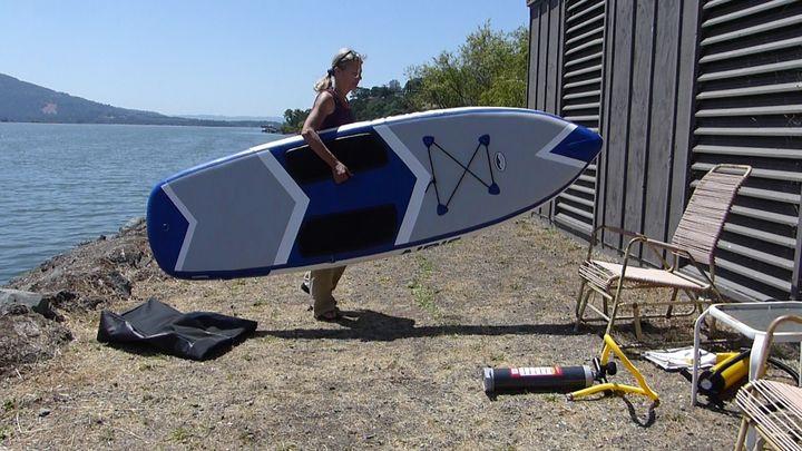 Walker Bay Airis 9ft HardTop Stubby Inflatable SUP Paddleboard - Air Kayaks Direct