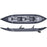 Aquaglide Blackfoot Angler 160 DS 2 Person Inflatable Fishing Kayak