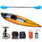 Aquaglide Deschutes 130 1 Person Inflatable Touring Kayak Package