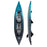 Aquaglide Chelan 140 DS 2 Person Inflatable Touring Kayak Package