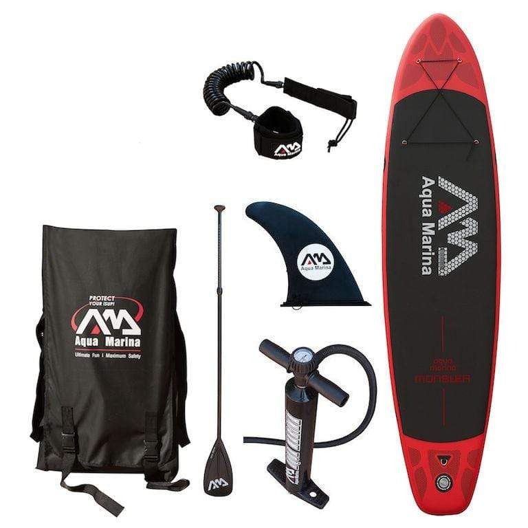 Aqua Marina Monster 12ft Inflatable SUP Deluxe Package - 3.7m - Air Kayaks Direct