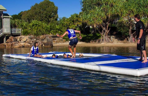 Aquaglide Inflatable Floating Ocean Pool™ 4m Dock Platform - 4m x 4m - Air Kayaks Direct