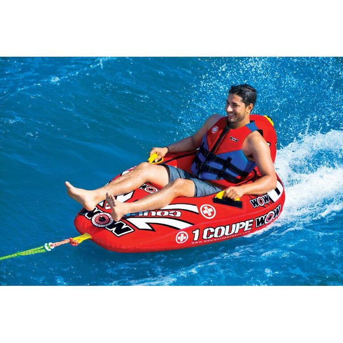 WOW 1P Coupe Cockpit Inflatable Towable Tube - WOW - Air Kayaks Direct