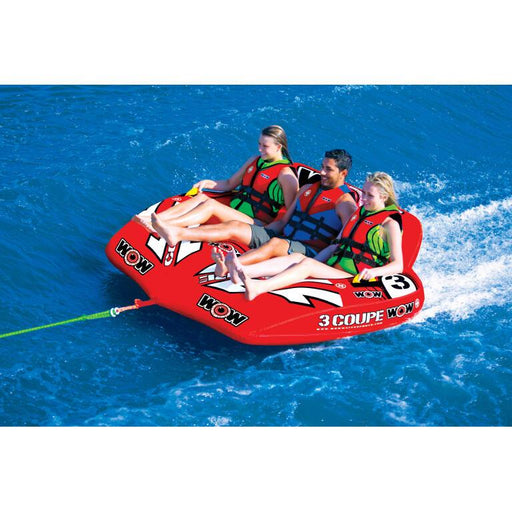WOW 3P Coupe Cockpit Inflatable Towable Tube - WOW - Air Kayaks Direct