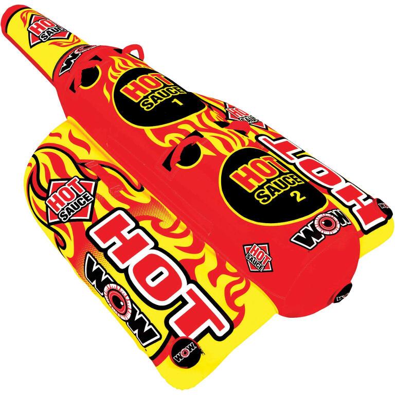 WOW Hot Sauce Inflatable Towable Tube - 2P - WOW - Air Kayaks Direct