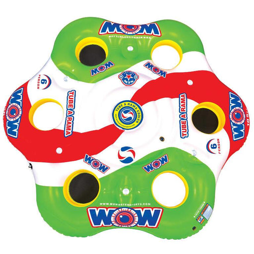 WOW Tube A Rama 6-Person Inflatable Lounge - WOW - Air Kayaks Direct