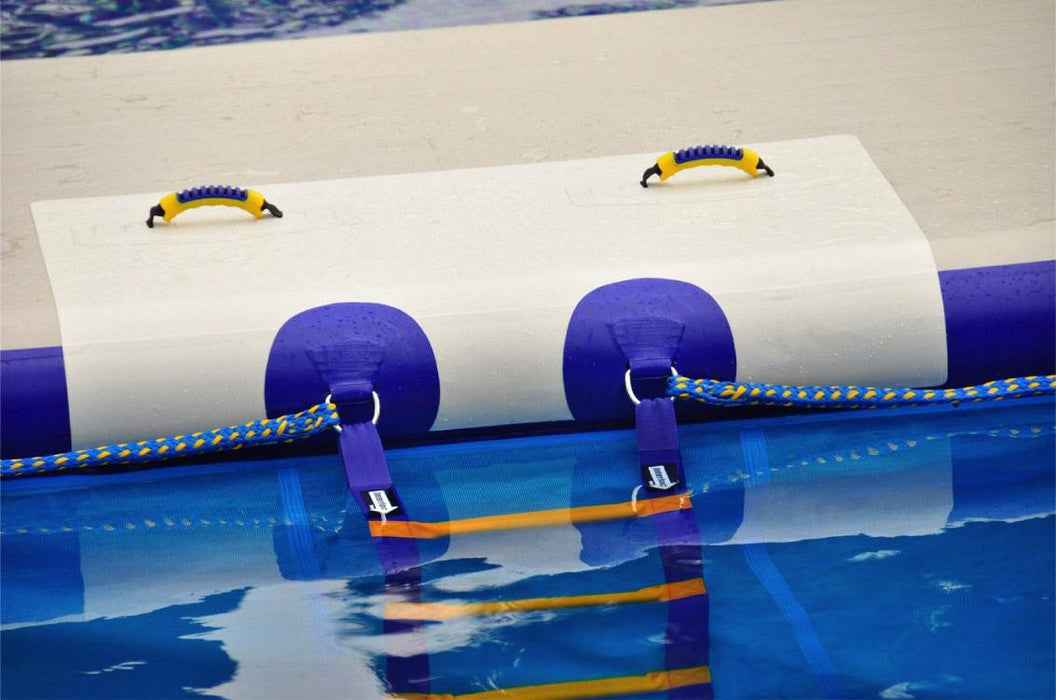 Aquaglide Inflatable Floating Ocean Pool™ 4m Dock Platform - 4m x 4m - Air Kayaks Direct
